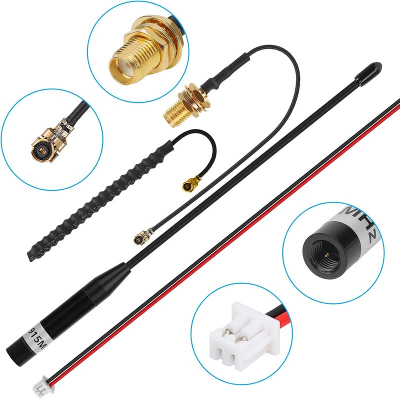 MakerHawk ESP32 LoRa V3 Development Board with 915MHz Antenna - SX1262 LoRa V3 Device and 10dBi Gain 17cm SMA Male Long Range Soft Whip Antenna Set for Meshtastic Arduino LoRawan IOT (Antenna：840-930MHz) - Image 4